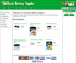 universalbatterysupplies.co.uk: Universal Battery Supplies
