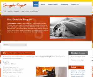 snugglesproject.org: Snuggles Project
The Snuggles Project - giving comfort to shelter animals