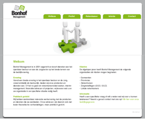 bonhof.biz: Bonhof Management, voor overheid & zorgsector
Bonhof Management is een gespecialiseerde dienstverlener in interim-management, advies en onderzoek voor overheid en zorgsector.