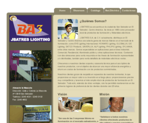 jbatres.com: J Batres, Todo en iluminacion y materiales electricos, el salvador
Iluminacion y materiles electricos, El Salvador