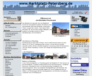 marktplatz-petersberg.com: Herzlich willkommen auf dem virtuellen Marktplatz von Petersberg
Informationen über 36100 Petersberg und die Gewerbetreibenden in Petersberg