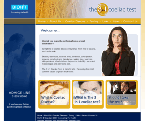 coeliactesting.com: Coeliac Tests from Biohit - Tests for Coeliac Disease.
Biohit provide leading Coeliac Disease testing kits to test for Coeliac Diseases.