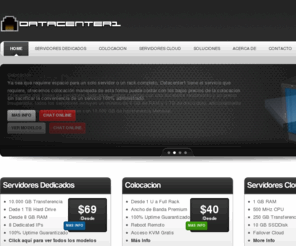 datacenter1.com: Datacenter1.com :: Servidores Dedicados - Planes Reseller - Hosting
Datacenter1.com ofrece servidores dedicados y planes de resellers, WHMCS gratis, domminios Gratis, planes de revendedor, 100% uptime y soporte garantizado