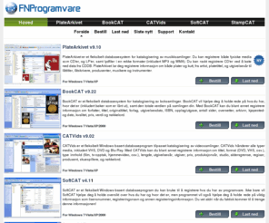 fnp.no: FNProgramvare
FNProgramvare - Fleksible PC-programmer for katalogisering av samlinger.