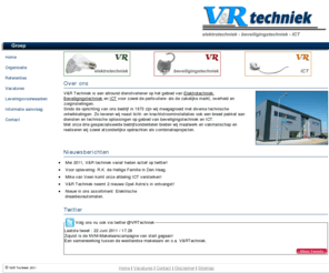 vrtechniek.nl: V&R Techniek
V&R Techniek is een allround dienstverlener op het gebied van Elektrotechniek, Beveiligingstechniek en ICT voor zowel de particuliere- als de zakelijke markt, overheid en zorginstellingen.