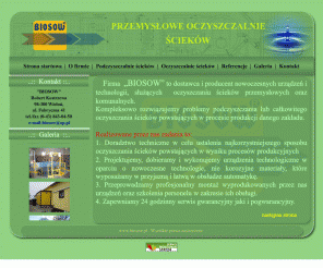 biosow.pl: BIOSOW - Przemysowe Oczyszczalnie ciekw
