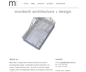 murdoch-ad.com: murdoch - a+d
Portfolio of murdoch a+d Architects and Designers based in Brighton and London