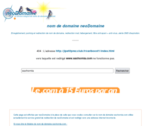 saxhornia.com: Nom de Domaine
nom de domaine saxhornia.com