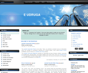 eudruga.com: Welcome to the Frontpage
Joomla! - upravljanje portalima i dinamičnim sadržajima.