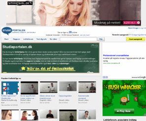 studieportalen.dk: Danmarks største lektiehjælp
Den originale lektiehjælp på nettet siden 1999. Få hjælp til dine lektier i forummet, bliv inspireret af opgavebesvarelser, find vejledninger, tag multiple choice test og se videoer.