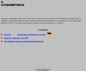 visumetrics.com: Visumetrics/High Tech Vision /Ophthalmology
