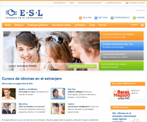 esl.es: Escuelas de Idiomas en el extranjero - ESL cursos de idiomas
Cursos de idiomas para adultos y jóvenes. Puedes estudiar 10 idiomas en más 
de 40 países.