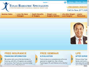 failedweightlosssurgery.com: Failed Weight Loss Surgery - Texas Bariatric Specialists
Surgical weight loss procedures can fail for a number of reasons, Texas Bariatric Specialists has a staff of experienced weight loss revision surgeons