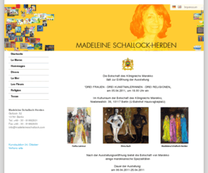 madeleineschallock.com: Madeleine Schallock-Herden
Berlin: Kunst, art, peinture, Malerei, Übersetzung, Marokko, Marrakech, Maroc