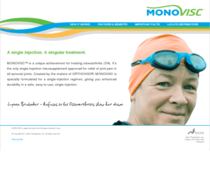 monovisc.com: MONOVISC - A single injection. A singular treatment
A single injection. A singular treatment