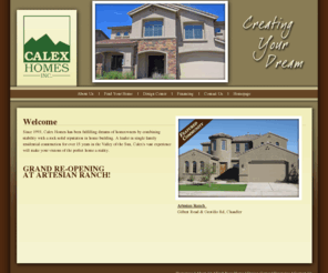 calexhomes.com: Phoenix and Scottsdale Area New Homes - Calex Homes
