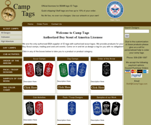 camptags.com: Camp Tags
Scouts