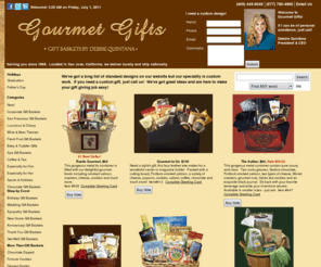 gourmetgiftswholesale.com: Gourmet Gift Baskets
Fun, affordable gift baskets with fruit, nuts,  chocolate, coffee, gourmet food.