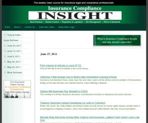ins-compliance.com: Insurance Compliance Insight (www.ins-compliance.com)
www.ins-compliance.com