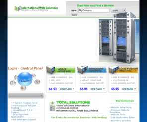 intlwebsolutions.com: International Business Web Hosting | Business Ecommerce Web Hosting | International Web Solutions
Business web hosting provider. Purchase domain names and get professioanl business website hosting. International Web Solutions Web Hosting is the best place to host your International business website or small business or personal web site.
