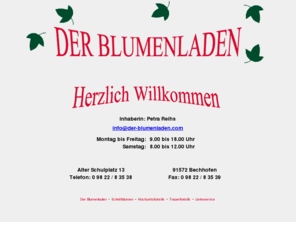 der-blumenladen.com: D e r   B l u m e n l a d e n
