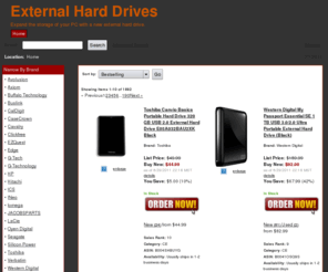 external-harddrives.net: External Hard Drives - Get info and buy best external hard drives
Expand the storage of your PC with a new external hard drive. Compare features and prices of external hard drives from Seagate, Western Digital and other popular brands.