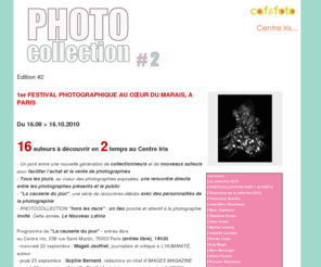 photocollection-paris.org: Photocollection - centre iris
Edition #2