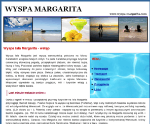 wyspa-margarita.com: Wyspa Isla Margarita – Informacje turystyczne
Isla Margarita jest wyspą wenezuelską położona na Morzu Karaibskim w rejonie Małych Antyli. Ta perła Karaibów przyciąga turystów całoroczną słoneczną pogodą, przepięknymi plażami, ale również bujną fauną o florą.