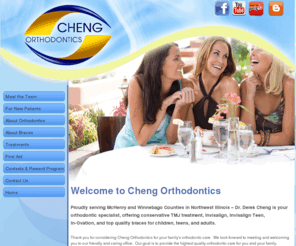 chengortho.com: :: Cheng Orthodontics ::
Cheng Orthodontics your family's orthodontic care for braces, treatment work,Crystal Lake and Rockford Illinois