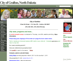 graftongov.com: City of Grafton, North Dakota 
municipality,city