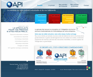 groupe-api.com: Groupe API - Accueil
Page d'accueil du site
