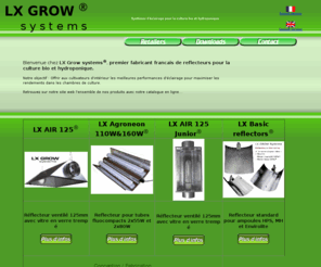 lxgrow.com: LX GROW systems : Reflecteur LX AIR 125 - culture hydroponique - HPS - MH
Specialiste de l'éclairage pour l'hydroculture 