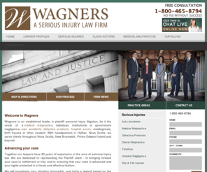 pathologyclassactions.com: Home
We have changed our firm name to Wagners - A Serious Injury Law Firm, a reflection of our practice which is dedicated to assisting those individuals who have suffered personal injury, those who have been affected by medical malpractice and those members of the groups we represent in our various class action litigation. We have also redesigned our firm logo and presence on the Internet and we welcome you to our newly redesigned website.