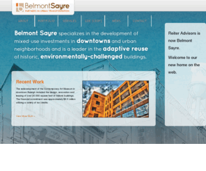 belmont-sayre.com: Home | Belmont Sayre
Belmont Sayre specializes in the development of mixed-use investments in downtowns and urban neighborhoods and is a leader in the adaptive reuse of historic, environmentally-challenged buildings.