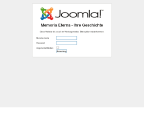 ihre-geschichte.com: Memoria Eterna - Willkommen
Memoria Eterna - Ihre Geschichte - Wir recherchieren für Sie