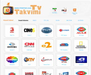 tvtakvimi.com: Yayın Akışları - www.tvtakvimi.com
Yayın Akışı, Yayın Akışları, Televizyon akışları, Televizyonda Ne Var?, Tv de Ne Var?, Ezel Yayın akışı, Derin Sular yayın akışı