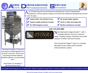 acrodishwashingservice.com: Acro Dishwashing Service for Restaurants, Hotels, Hospitals in the Kansas 
City Area
Dependable Dishwashing Service for restaurants, schools, hospitals, Restaurants, nursing homes, corporate and institutional clients.