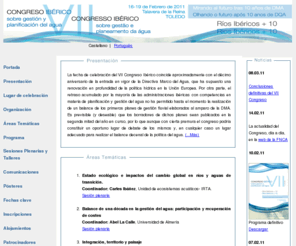 congresoiberico.org: Congreso Ibérico sobre Gestión y Planificación del Agua.

