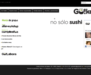 gokaiten.es: Go!kaiten
Go! Kaiten Madrid. restaurante de comida japonesa en Madrid