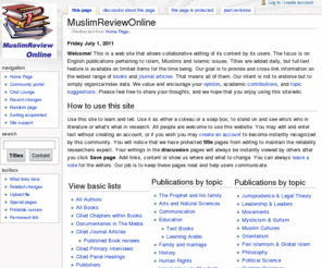 muslimreviewonline.net: MuslimReviewOnline - MuslimReviewOnline
