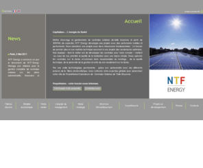 ntf-energy.com: NTF Energy : Investissement photovoltaïque et énergie solaire
Maître d’ouvrage et gestionnaire de centrales solaires de taille moyenne, NTF Energy développe ses projets avec des partenaires solides et performants.