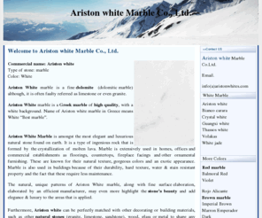 aristonwhites.com: Ariston white Marble|white Marbles|Ariston white Marble Countertops
Ariston white Marbles of best quality, give elegant look to your home with marble tiles and other Beige Marble Products.