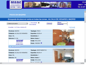 pisosenalcala.com: Pisos en Alcala de Henares | Venta de pisos en Alcal Madrid | Inmobiliaria en Alcal
La mejor seleccin de pisos en venta y alquiler de Alcal de Henares.