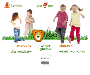 zoodladzieci.pl: ZooDlaDzieci.pl Bajki, kolorowanki, gry i zabawy edukacyjne o zwierzętach dla dzieci 110410
Multimedialny portal edukacyjny: bajki, gry i zabawy edukacyjne o zwierzętach dla dzieci w wieku od 3 do 7 lat
