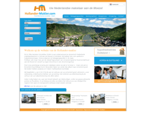 hollander-makler.com: Hollander-makler, Uw makelaar aan de moezel.
Hollander-makler, Uw makelaar aan de moezel. Hollander-makler in Zell/Mosel bietet Immobilien an Mosel