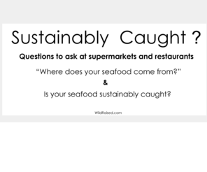 sustainablycaught.com: Sustainably Caught Seafood
Buying sustainably-caught seafood ensures long-term ocean ecosystem health.