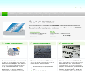 zonnepanelenplaats.be: Zonnepanelen - Zonneboiler
Welkom op zonnepanelenplaats.be op deze site vindt u alle informatie over zonnepanelen, zonneboiler en nog vele andere vormen van zonne-energie