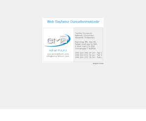 ema-bilisim.com: www.ema-bilisim.com | Under Construction
web design, dynamic applications and database management solutions for your web marketing