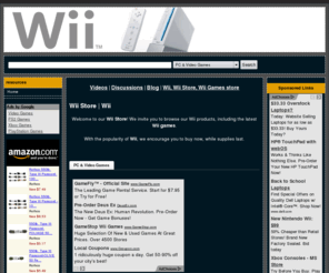 itstimefordeals.com: Wii Store | Wii
Wii online store. Buy Wii online at the Internets Premier Wii Store