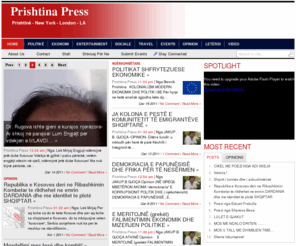 prishtinapress.info: Prishtina Press - Prishtinë - New York - London - LA
Gazeta e Prishtinës